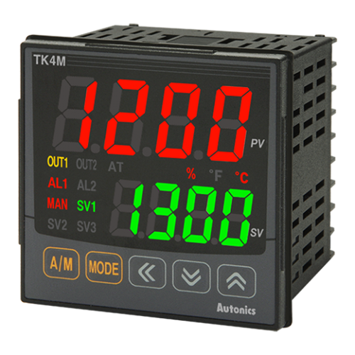 TK4M-24CC  72X72mm PID Multi Giriş Isıtma ve Soğutma için Çift SSR veya 4..20mA Çıkışlı + Çift Alarm Sıcaklık Kontrol Cihazı